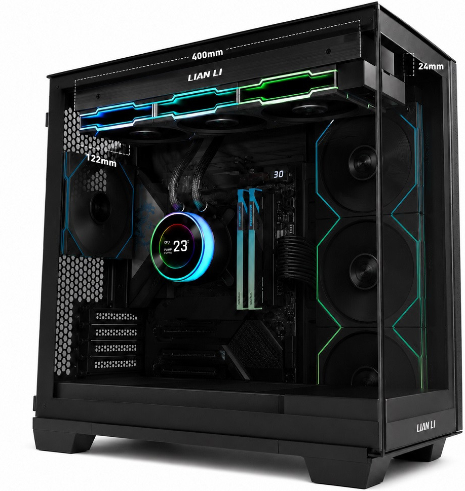Lian Li Hydro-Shift II LCD-C 360CL Siyah İşlemci Sıvı Soğutma 