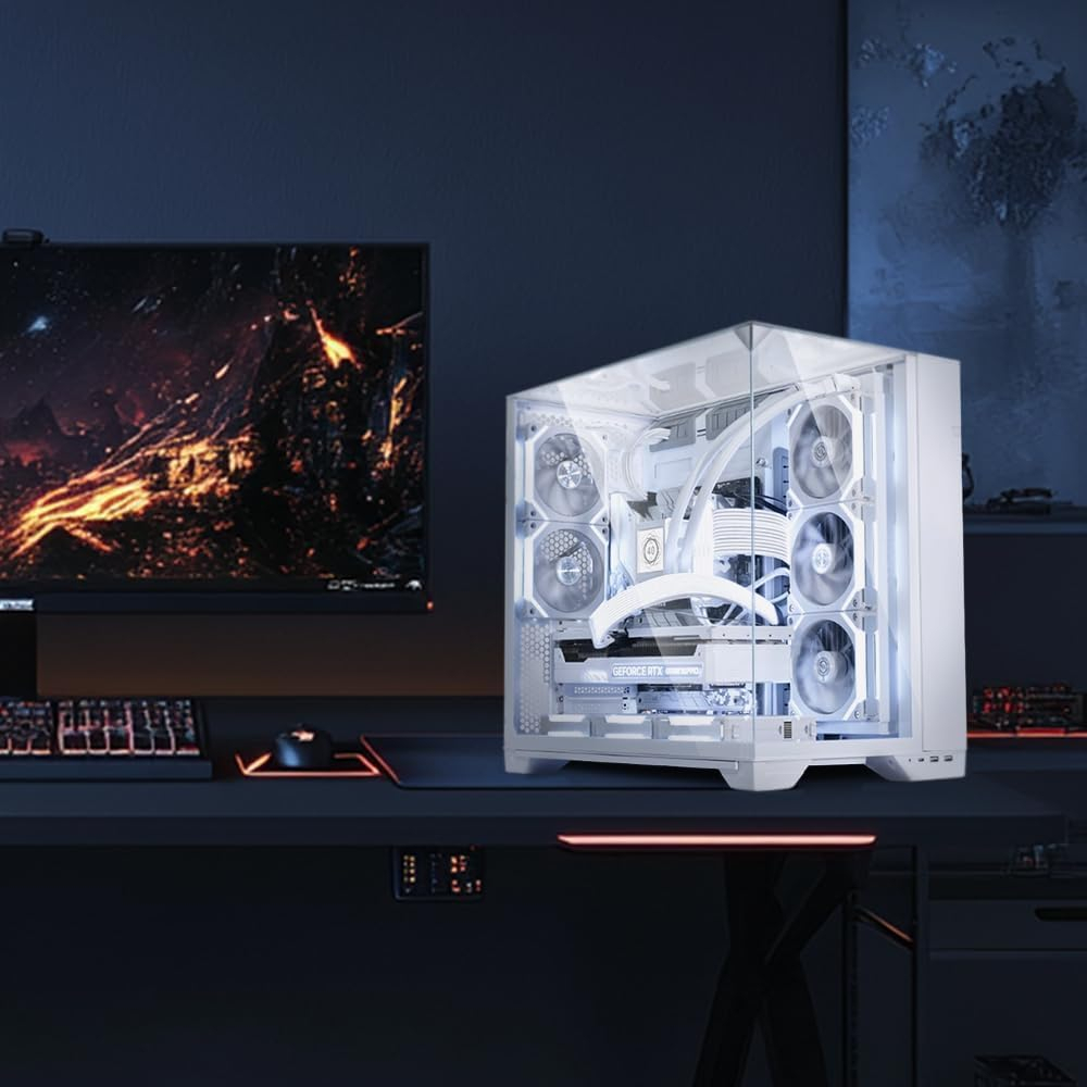 Lian Li O11 Dynamic Evo RGB Beyaz Mid-Tower E-ATX Oyuncu (Gaming) Kasa (G99.O11DERGBW.00)