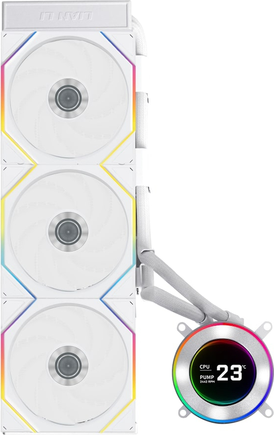 Lian Li Hydro-Shift II LCD-C 360TL Beyaz İşlemci Sıvı Soğutucu