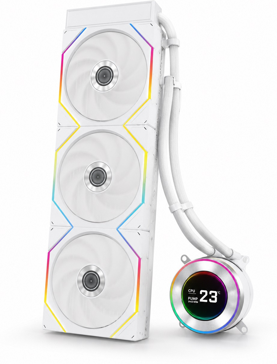 Lian Li Hydro-Shift II LCD-C 360TL Beyaz İşlemci Sıvı Soğutucu