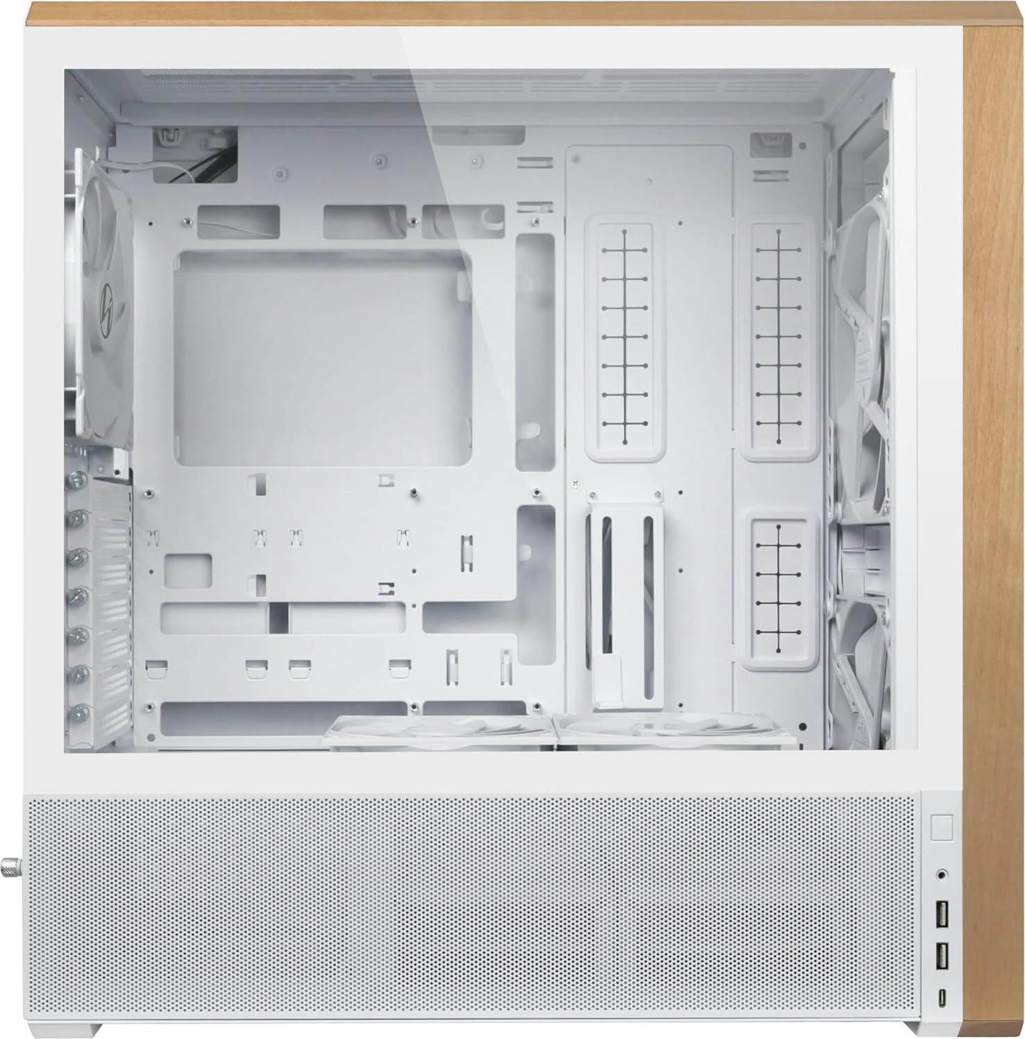 Lian Li Lancool 217 Beyaz E-ATX Mid-Tower Kasa