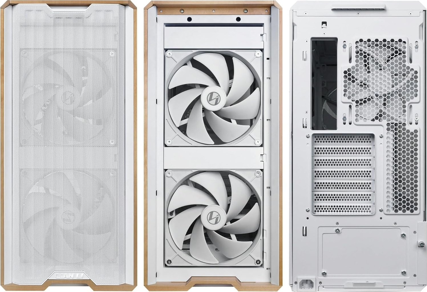 Lian Li Lancool 217 Beyaz E-ATX Mid-Tower Kasa