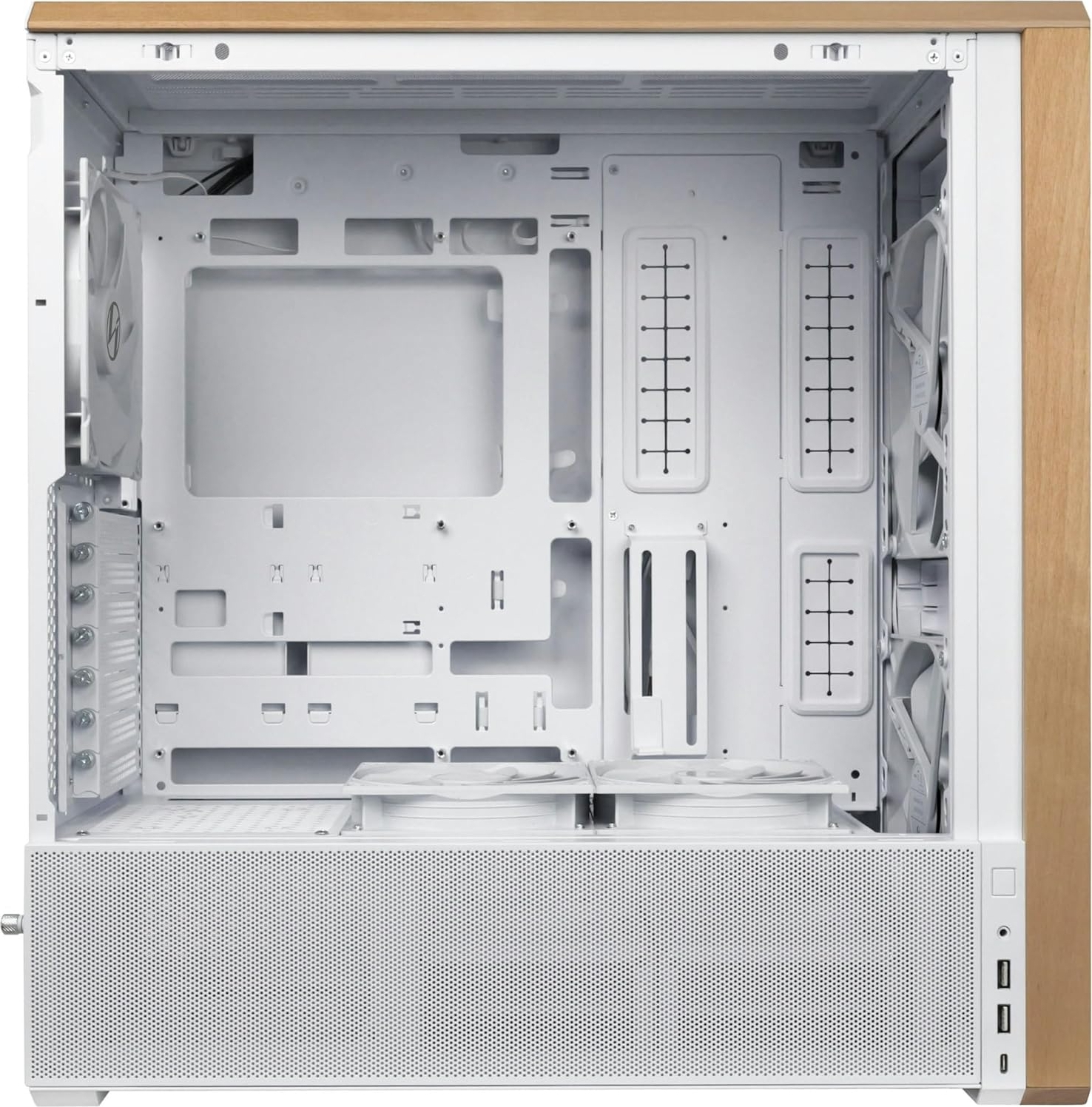 Lian Li Lancool 217 Beyaz E-ATX Mid-Tower Kasa