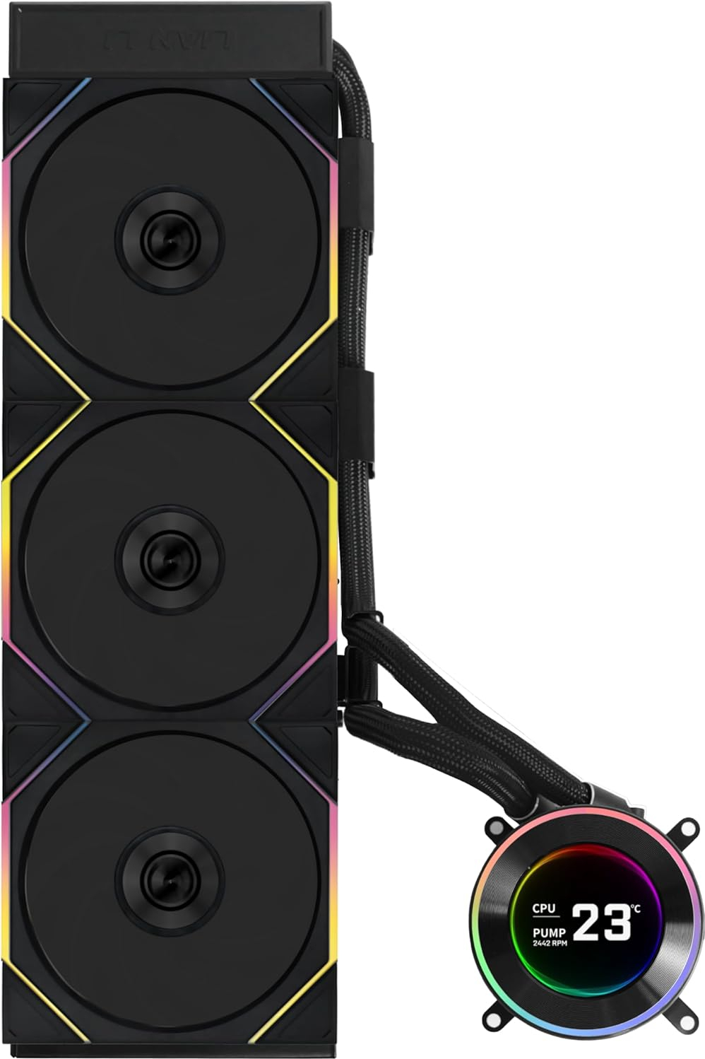 Lian Li Hydro-Shift II LCD-C 360TL Siyah İşlemci Sıvı Soğutucu
