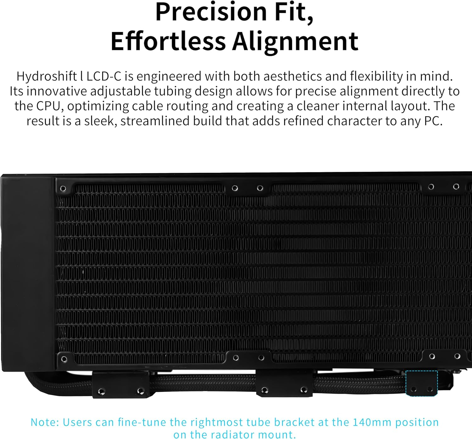 Lian Li Hydro-Shift II LCD-C 360TL Siyah İşlemci Sıvı Soğutucu