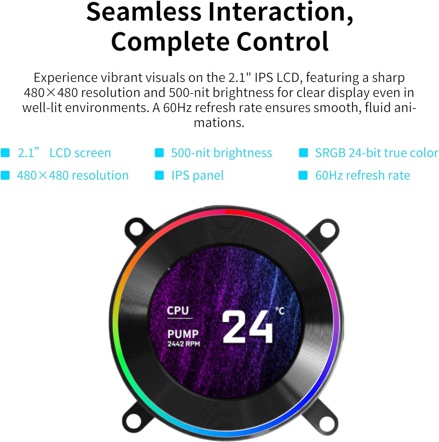 Lian Li Hydro-Shift II LCD-C 360TL Siyah İşlemci Sıvı Soğutucu