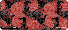 Hawk Mortal Kombat Red Dragon 90x40 Mouse Pad