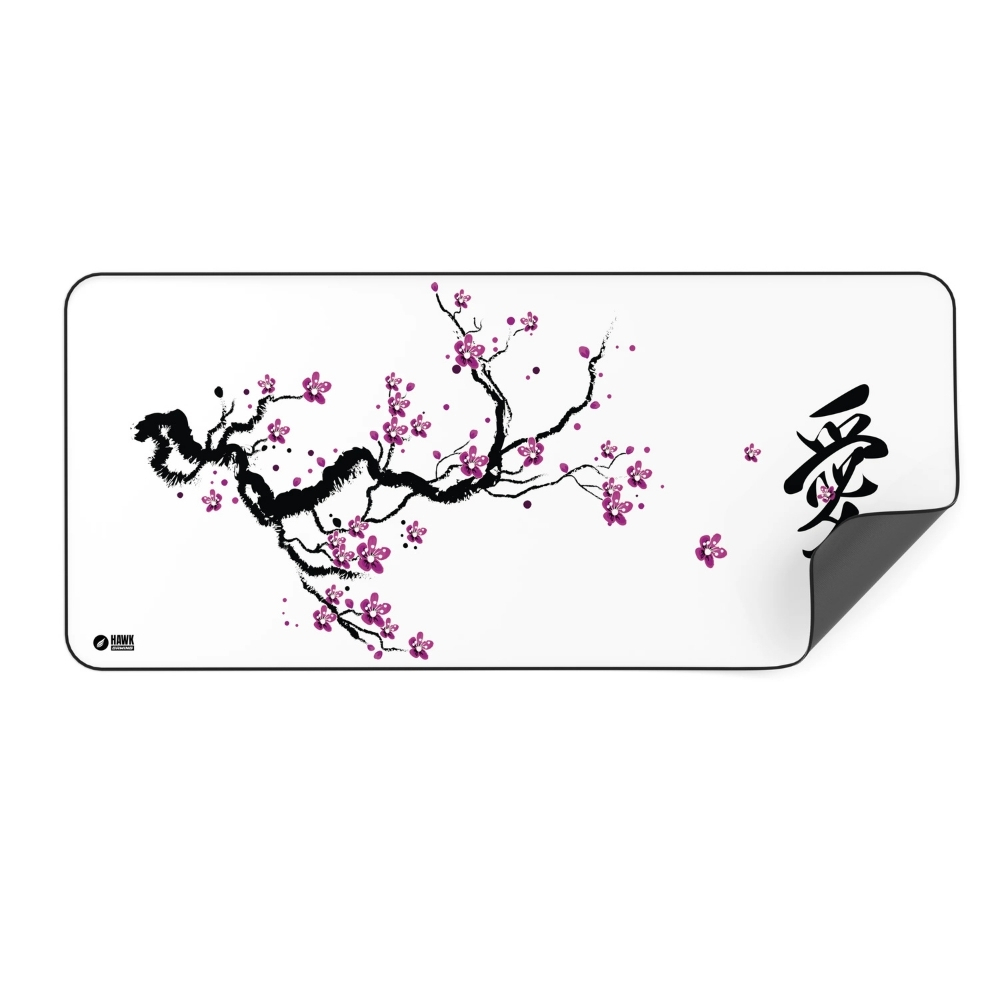 Hawk Beyaz Sakura 90x40 Mouse Pad