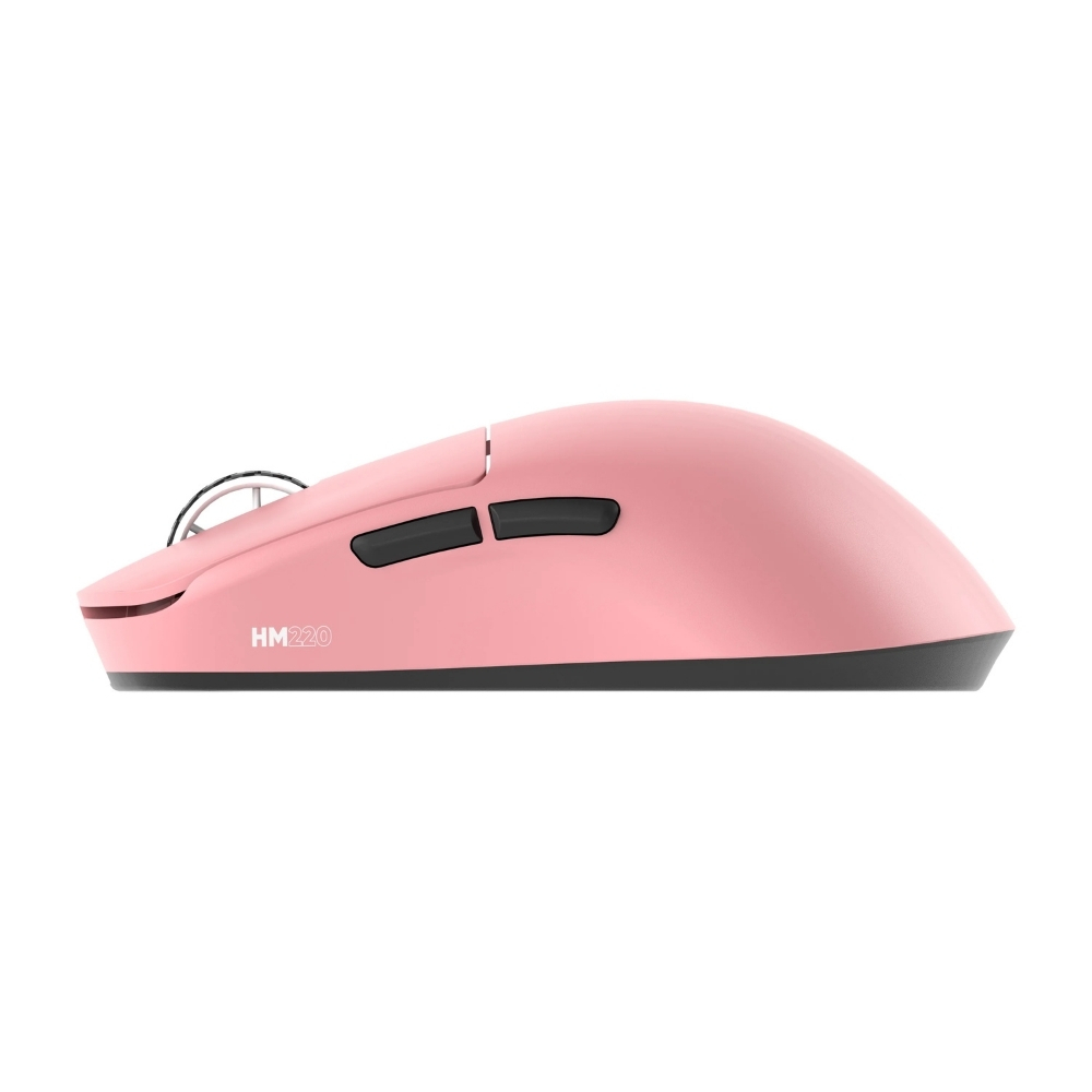 Hawk Gaming HM220P 1K Hz 12000 DPI Tri-Mode Kablosuz/Bluetooth Pembe Gaming Mouse