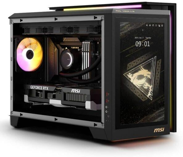 MSI MEG VISION X AI 2NVZ9-003EU Ultra 9 285K 64GB 2TB SSD 32GB RTX5090 32GB W11Home Gaming Masaüstü PC