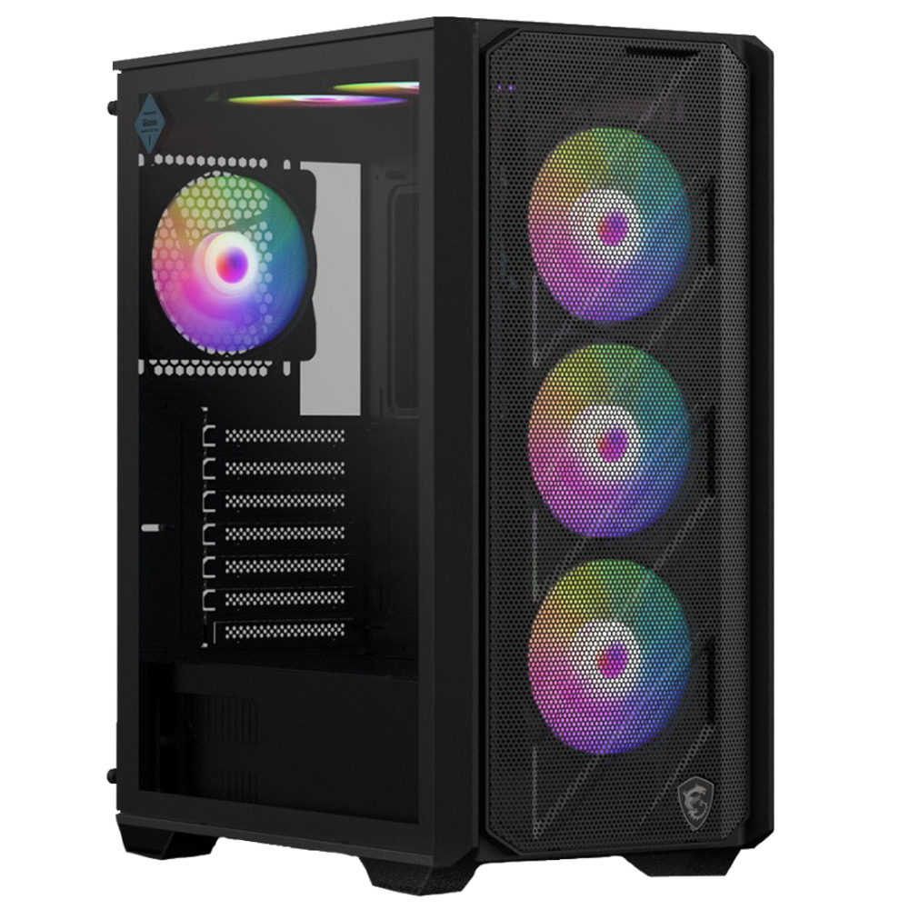 MSI MAG FORGE 141A B75 Black 4x ARGB Fan USB 3.2 Mid Tower Gaming (Oyuncu) Kasa