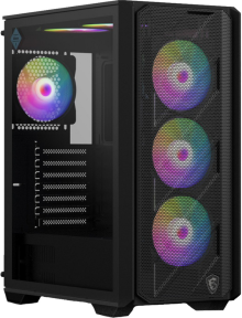 MSI MAG FORGE 141A B75 Black 4x ARGB Fan USB 3.2 Mid Tower Gaming (Oyuncu) Kasa
