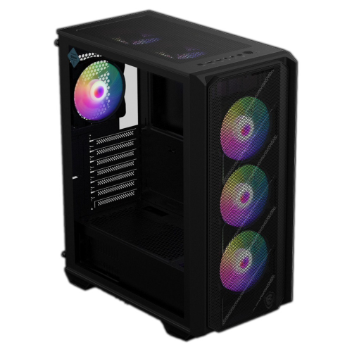 MSI MAG FORGE 141A B75 Black 4x ARGB Fan USB 3.2 Mid Tower Gaming (Oyuncu) Kasa