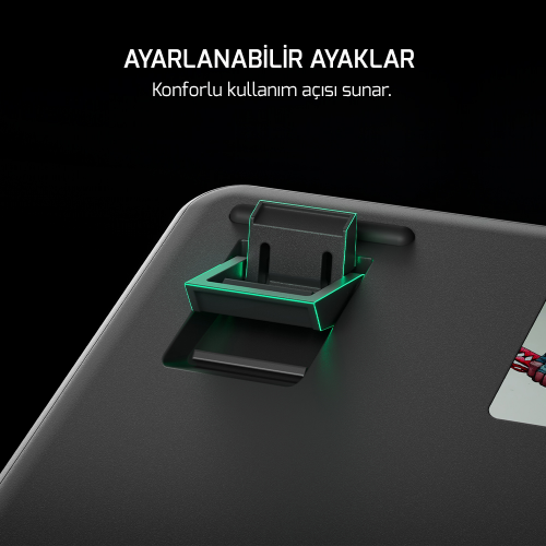 GamePower Zoom RGB Kablolu Mekanik Siyah Gaming Klavye