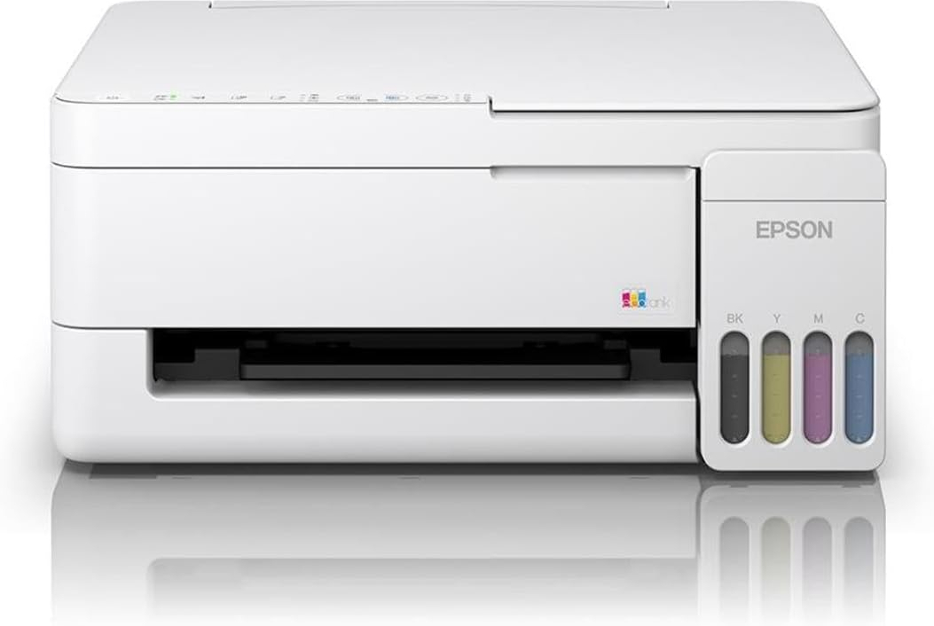 Epson Eco Tank L3356 Wi-Fi + Tarayıcı + Fotokopi Renkli Çok Fonksiyonlu Tanklı Mürekkep Püskürtmeli Yazıcı - Beyaz