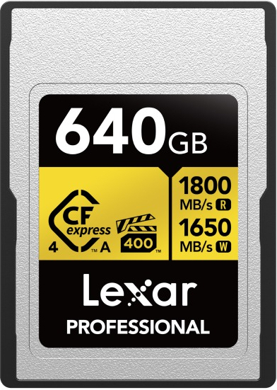 Lexar Professional Gold LCAGOLD640G-RNENG 640GB 1800/1650MB/s Type-B Hafıza Kartı