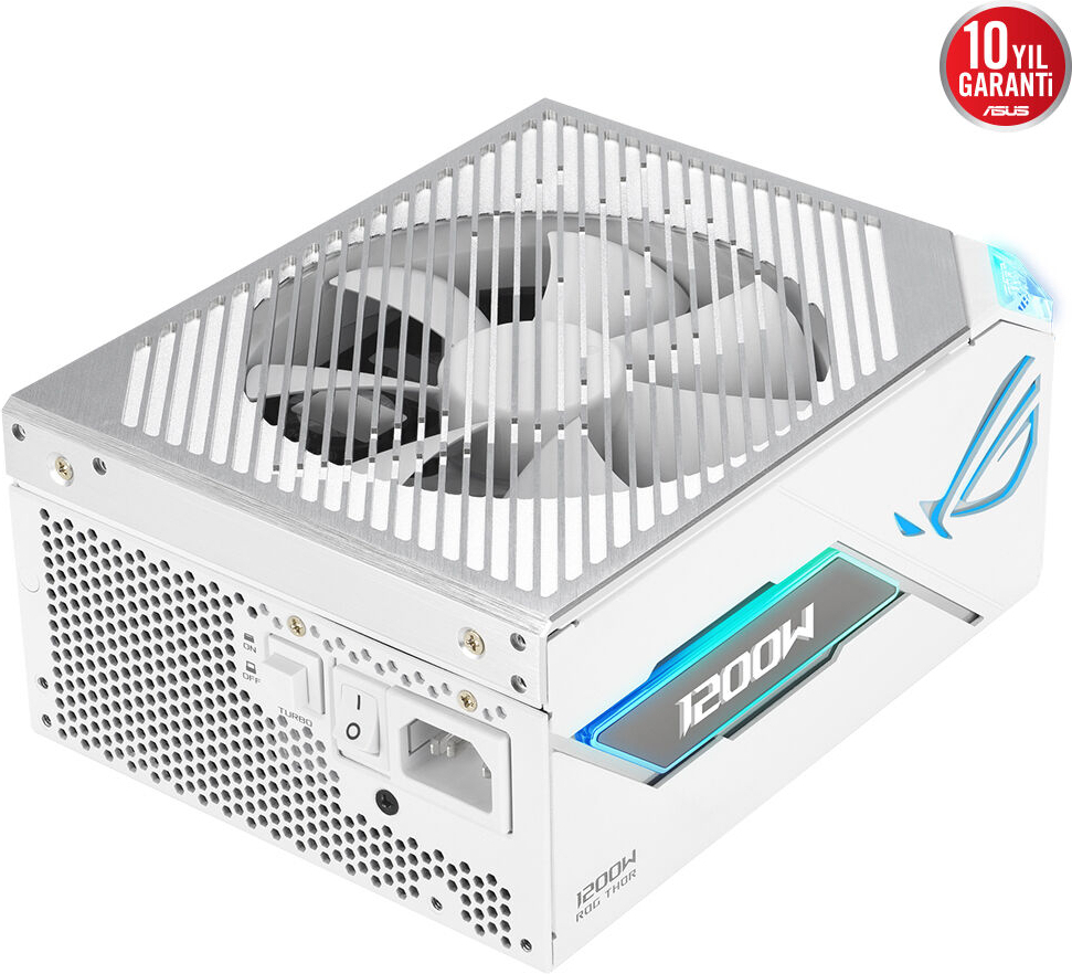 ASUS ROG Thor 1200W Platinum III White Edition 80 Plus Platinum Full Modüler Gaming (Oyuncu) Güç Kaynağı