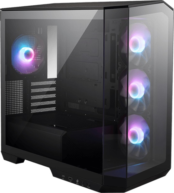 MSI MAG PANO M100R PZ B65 Siyah 4x120mm ARGB Fan USB 3.2 Micro-ATX Mid Tower Gaming (Oyuncu) Kasa
