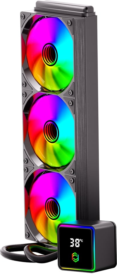 Frisby FCL-360B ARGB 360mm Siyah İşlemci Sıvı Soğutucu