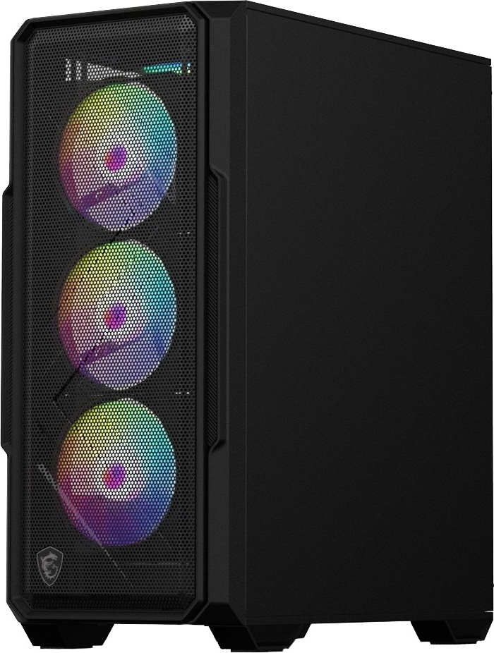 MSI MAG FORGE 151A B75 Black 4x Auto RGB Fan USB 3.2 Mid-Tower Gaming Kasa