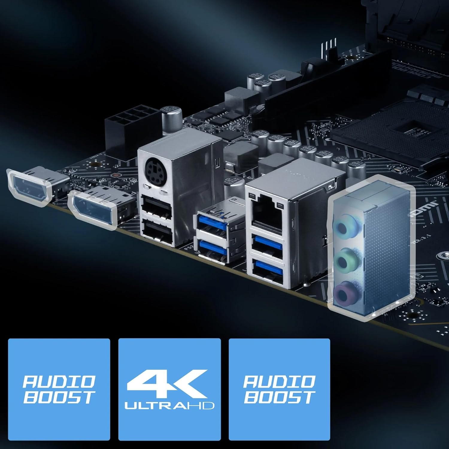 MSI Pro B550M-B AM4 DDR4 4600(OC) HDMI DP 2x M.2 Gaming Anakart