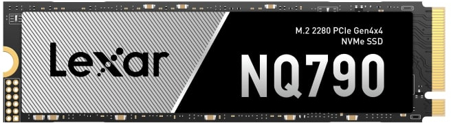 LEXAR NQ790 512GB Gen4x4 7000/6000MB/sn NVMe PCIe M.2 SSD (LNQ790X512G-RNNNG)