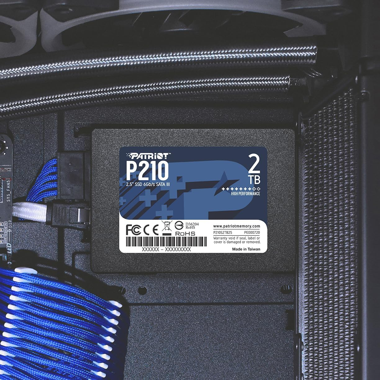 PATRIOT P210 P210S2TB25 SATA 3.0 2.5″ 2 TB SSD