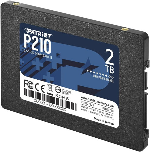 PATRIOT P210 P210S2TB25 SATA 3.0 2.5″ 2 TB SSD