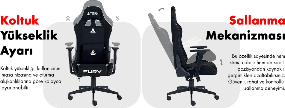 Titanseat KL-FRY-02-G Beast Leather Gold Oyuncu Koltuğu