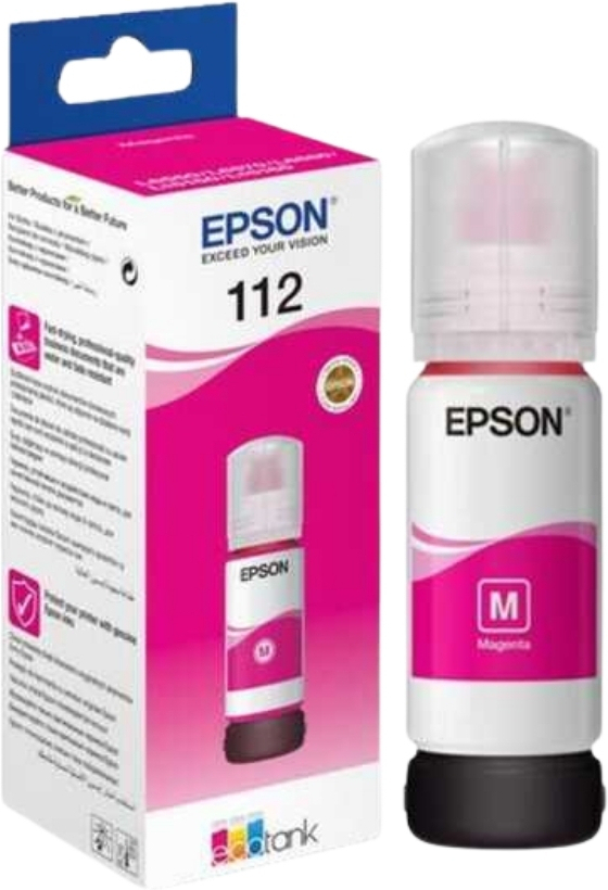 Epson 112 EcoTank Pigment Magenta Şişe Mürekkep Kartuşu - C13T06C34A