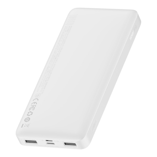 Baseus Bipow Overseas Edition Beyaz 15W 10000 mAh Hızlı Şarj Powerbank