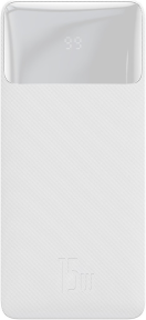 Baseus Bipow Overseas Edition Beyaz 15W 10000 mAh Hızlı Şarj Powerbank