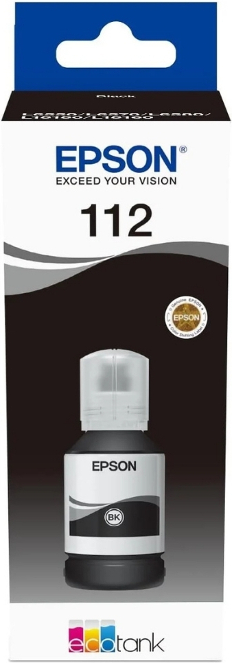 Epson 112 EcoTank Pigment Siyah Şişe Mürekkep Kartuşu - C13T06C14A