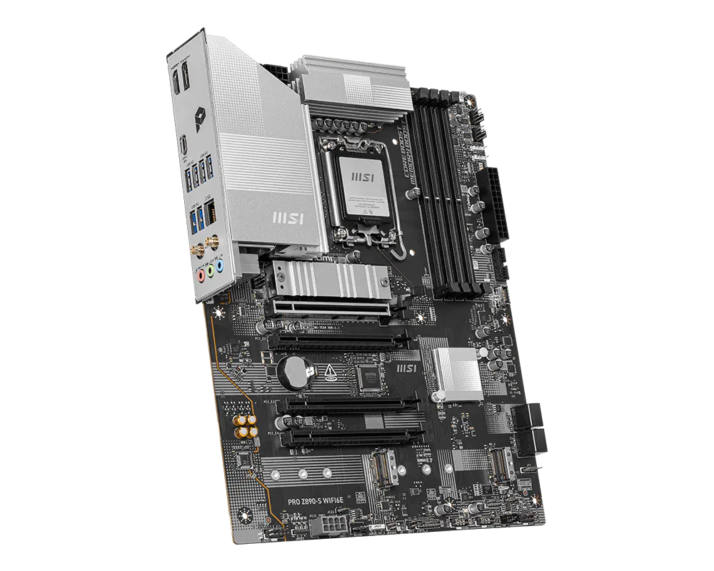 MSI PRO Z890-S WIFI6E DDR5 Intel LGA1851 8800+(OC)MHz ATX Gaming (Oyuncu) Anakart