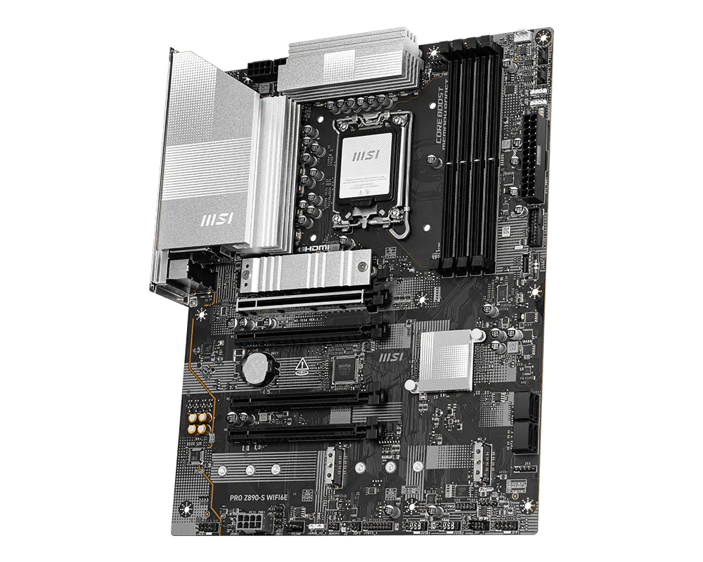 MSI PRO Z890-S WIFI6E DDR5 Intel LGA1851 8800+(OC)MHz ATX Gaming (Oyuncu) Anakart