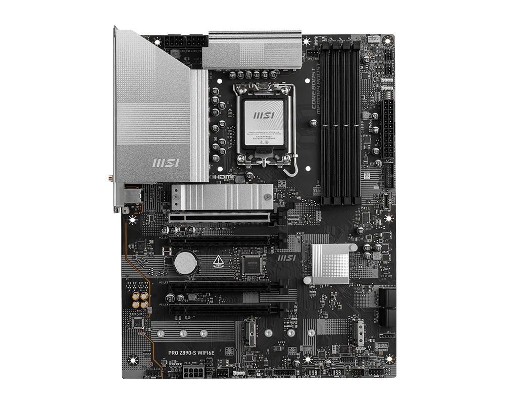 MSI PRO Z890-S WIFI6E DDR5 Intel LGA1851 8800+(OC)MHz ATX Gaming (Oyuncu) Anakart