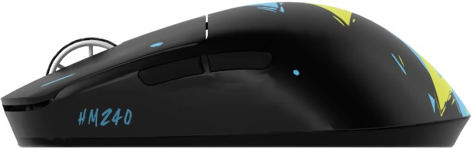 Hawk Gaming HM240 8K Hz 26000 DPI PixArt 3395 Tri-Mode Kablosuz/Bluetooth Siyah Gaming Mouse