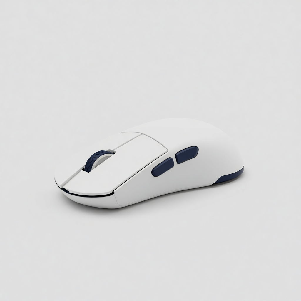 Hawk Gaming HM120 1K Hz 12500 DPI Tri-Mode Kablosuz/Bluetooth Beyaz Gaming Mouse