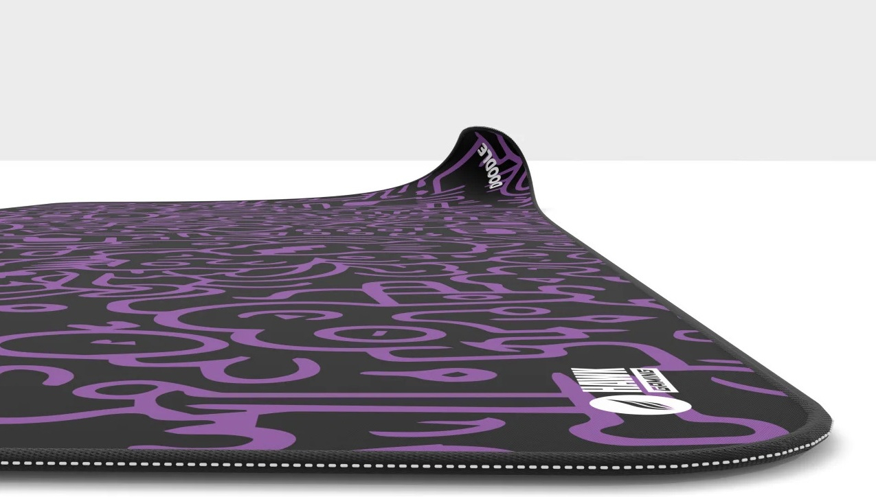 Hawk Doodle 90x40 Mouse Pad