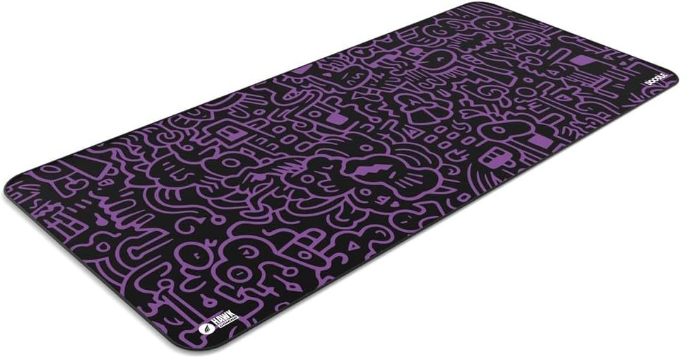 Hawk Doodle 90x40 Mouse Pad