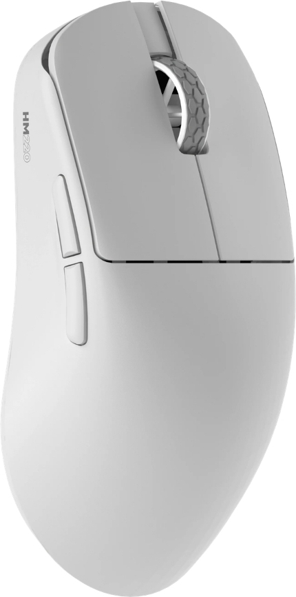 Hawk Gaming HM220 1K Hz 12000 DPI Tri-Mode Kablosuz/Bluetooth Beyaz Gaming Mouse