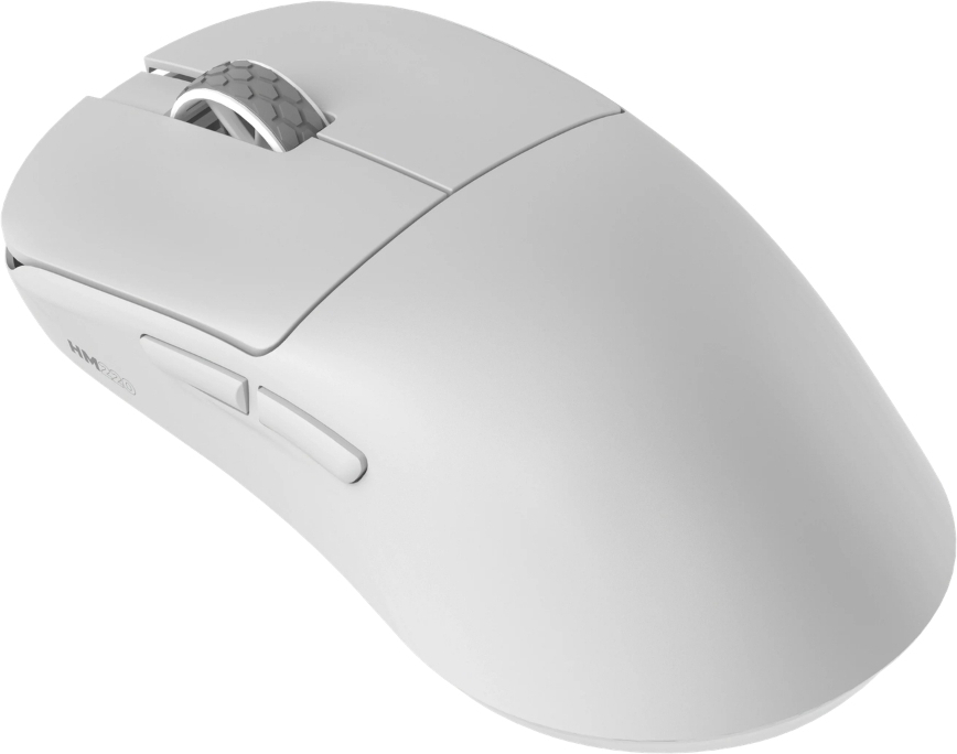 Hawk Gaming HM220 1K Hz 12000 DPI Tri-Mode Kablosuz/Bluetooth Beyaz Gaming Mouse
