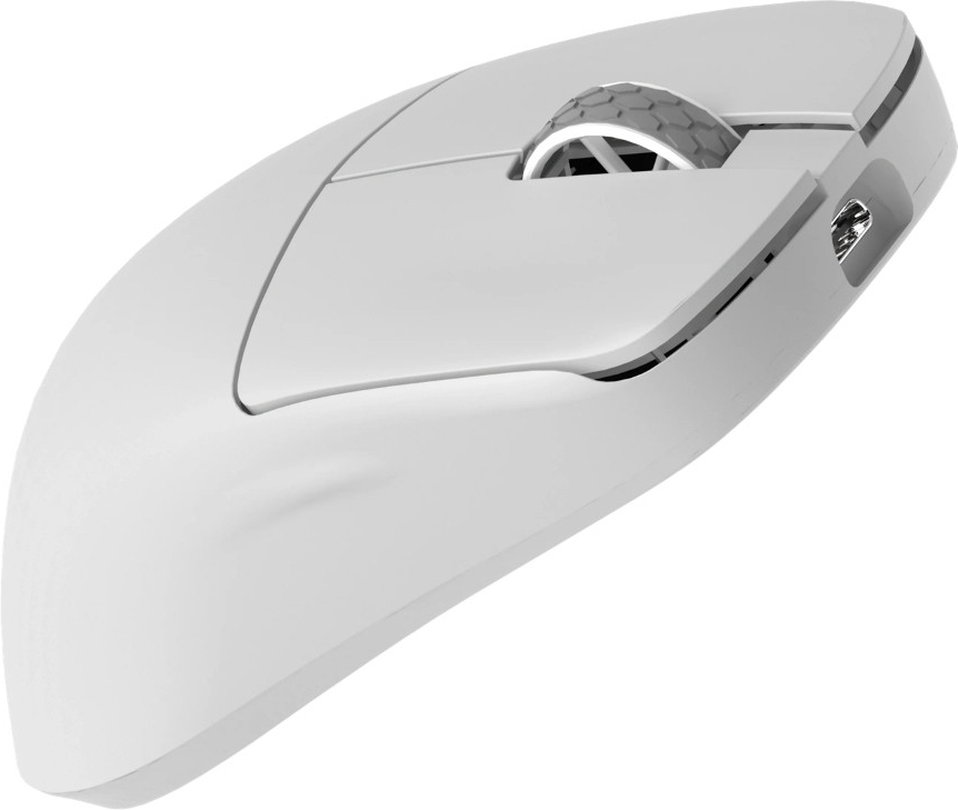 Hawk Gaming HM220 1K Hz 12000 DPI Tri-Mode Kablosuz/Bluetooth Beyaz Gaming Mouse