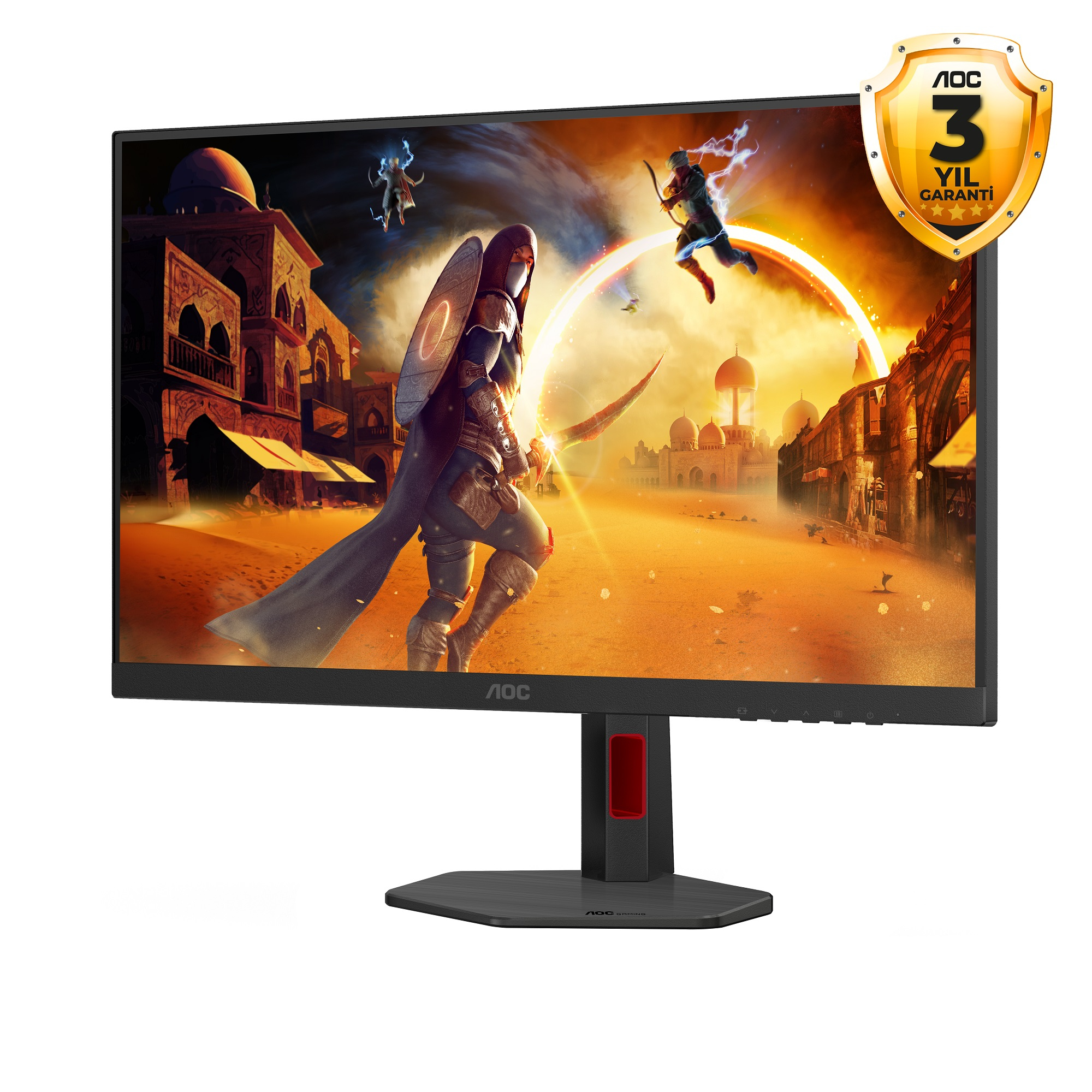 AOC Q27G4ZR 27″ 0.3Ms 260Hz 2K QHD HDR400 Pivot Fast IPS Oyuncu Monitörü