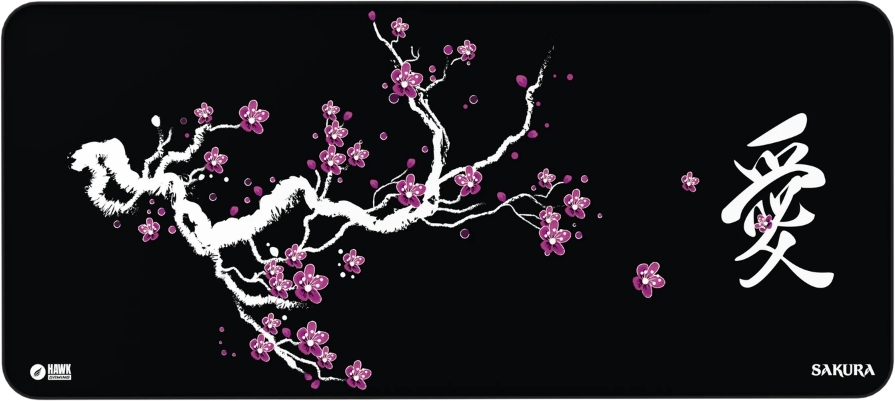 Hawk Siyah Sakura 90x40 Mouse Pad