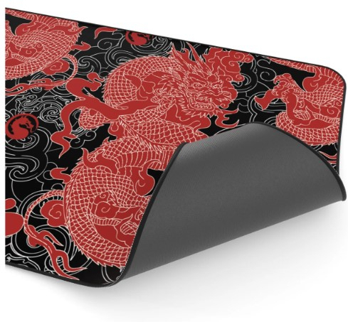 Hawk Mortal Kombat Red Dragon 90x40 Mouse Pad