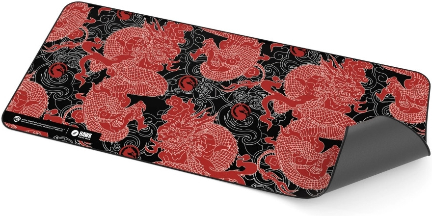 Hawk Mortal Kombat Red Dragon 90x40 Mouse Pad