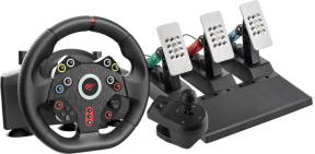 Havit Gamenote RW001 270° Titreşimli 3 Pedallı Vitesli PC, PS4 ve Xbox Uyumlu Gaming Direksiyon Seti