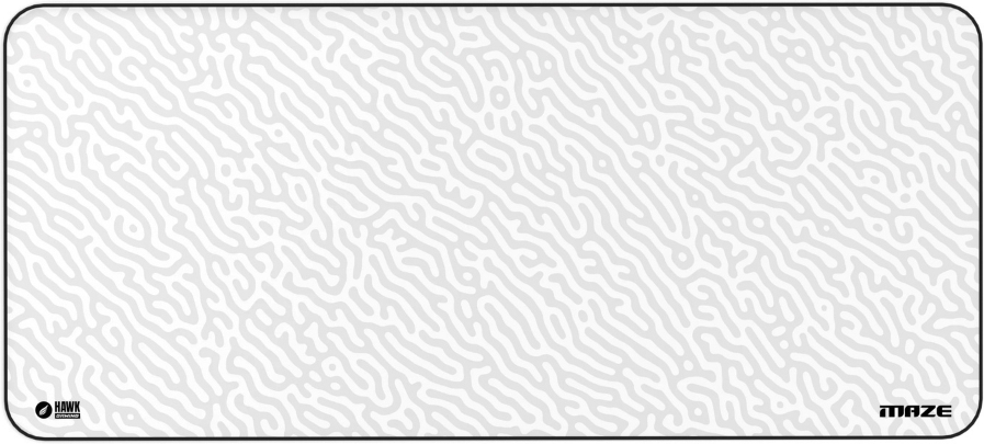 Hawk Beyaz Maze 90x40 Mouse Pad