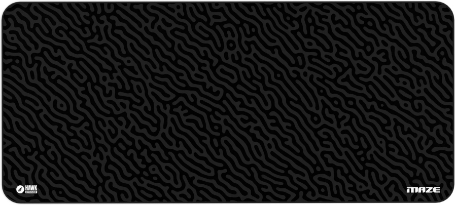 Hawk Siyah Maze 90x40 Mouse Pad